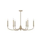 Savoy House 1-1500-6-127 Coventry 6-Luminaires 60W Laiton noble Incandescente/LED Lustre