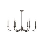 Savoy House 1-1500-6-15 Coventry 6-Luminaires 60W Bronze méditerranéen Incandescente/LED Lustre