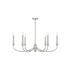 Savoy House 1-1500-6-SN Coventry 6-Luminaires 60W Nickel satiné Incandescente/LED Lustre
