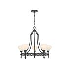Savoy House 1-1606-5-89 Allston 5-Luminaires 60W Noir mat Incandescente/LED Lustre