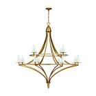 Lustre Savoy House Director 1-1672-12-322 12 Lumières 720W Laiton chaud