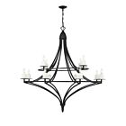 Lustre Savoy House Director 1-1672-12-89 12 Lumières 720W Noir mat