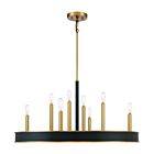 Lustre Savoy House Chaucer 1-1716-8-322 8 Lumières 480W Laiton chaud