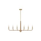 Savoy House 1-1827-6-320 Cannon 6-Luminaires 60W Laiton chaud Incandescente/LED Lustre