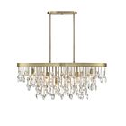 Lustre linéaire Savoy House Livorno 1-1847-8-127 8 Lumières 480W Laiton noble