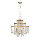 Lustre Savoy House Luna 1-1866-4-322 4 Lumières 240W Laiton chaud