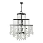 Savoy House Luna 1-1868-15-89 15-Lumières 900W Noir mat Lustre