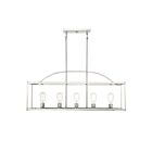 Lustre linéaire Savoy House Palladian 1-190-5-109 5 Lumières 300W Nickel poli