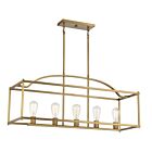 Lustre linéaire Savoy House Palladian 1-190-5-322 5 Lumières 300W Laiton chaud