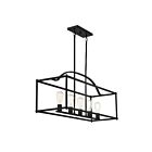 Lustre linéaire Savoy House Palladian 1-190-5-89 5 Lumières 300W Noir mat