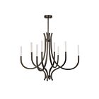 Savoy House 1-1900-8-15 Bradford 8-Luminaires 32W Bronze méditerranéen Lustre avec LED intégrée