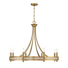 Savoy House 1-2054-8-322 Camden 8-Lumières 420 Watt Laiton chaud Lustre