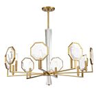 Savoy House Leighton 1-2218-8-322 8-Lumières 480W Laiton chaud Suspendu