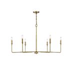 Lustre Savoy House Salerno 1-2221-6-322 6 Lumières 360W Laiton chaud