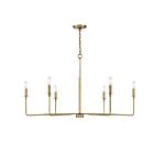Lustre Savoy House Salerno 1-2221-6-322 6 Lumières 360W Laiton chaud
