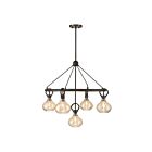 Savoy House 1-2276-5-15 Sheriden 5-Luminaires 60W Bronze méditerranéen Incandescente/LED Lustre
