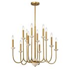 Savoy House Oakhurst 1-2294-12-262 12-Lumières 720W Or antique Suspendu