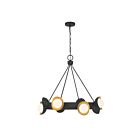 Savoy House 1-2411-8-343 Pierson 8-Luminaires 60W Cachemire noir LED Lustre