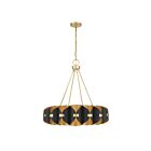 Savoy House 1-2414-16-343 Pelham 16-Luminaires 60W Cachemire noir LED Lustre