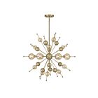 Savoy House 1-2514-6-127 Crescent 6-Luminaires 60W Laiton noble Incandescente/LED Lustre