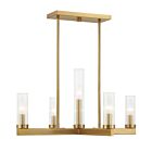 Savoy House 1-2634-5-322 Carina 5-Lumières 300 Watt Laiton chaud Lustre
