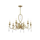 Savoy House Fairchild 1-2700-6-322 6-Lumières 360W Laiton chaud Suspendu