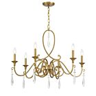 Savoy House Fairchild 1-2700-6-322 6-Lumières 360W Laiton chaud Suspendu