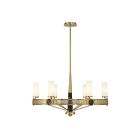 Savoy House 1-2914-6-322 Farrell 6-Luminaires 60W Laiton chaud Incandescente/LED Lustre