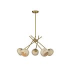 Savoy House 1-2968-5-322 Jasper 5-Luminaires 60W Laiton chaud Incandescente/LED Lustre