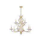 Savoy House 1-2990-9-38 Lilly 9-Luminaires 60W Or royal Incandescente/LED Lustre