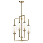 Savoy House 1-3023-4-322 4-Lumières 240W Laiton chaud Lustre