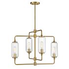 Savoy House 1-3025-4-322 4-Lumières 240W Laiton chaud Lustre