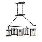 Lustre linéaire Savoy House Glenwood 1-3043-5-13 5 Lumières 300W Bronze anglais