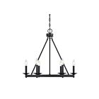 Lustre Savoy House Middleton 1-307-6-89 6 Lumières 360W Noir mat