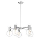 Lustre Savoy House Wright 1-3073-5-11 5 Lumières 300W Chrome