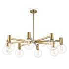 Lustre Savoy House Wright 1-3074-8-322 8 Lumières 480W Laiton chaud