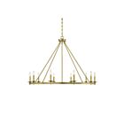 Lustre Savoy House Middleton 1-310-10-322 10 Lumières 600W Laiton chaud