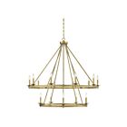 Lustre Savoy House Middleton 1-312-15-322 15 Lumières 900W Laiton chaud