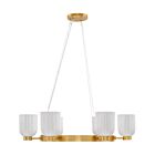 Savoy House Isla Blanca 1-3170-6-322 6-Lumières 360W Laiton chaud Suspendu