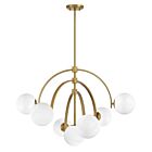 Savoy House Marias 1-3319-7-322 7-Lumières 420W Laiton chaud Suspendu