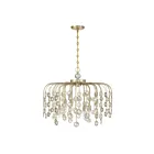 Savoy House 1-3598-6-127 6-Lumières 360W Laiton noble Lustre