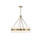 Savoy House 1-3605-6-127 Bancroft 6-Luminaires 60W Laiton noble Incandescente/LED Lustre