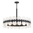 Lustre Savoy House Boca 1-3722-10-89 10 Lumières 600W Noir mat