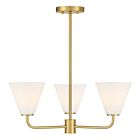 Savoy House 1-4013-3-322 3-Lumières 180W Laiton chaud Lustre