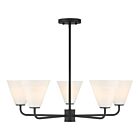 Savoy House 1-4015-5-89 5-Lumières 300W Noir mat Lustre