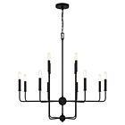 Savoy House Essentials Avondale 1-4046-12-89 12-Lumières 720W Noir mat Suspendu