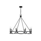 Savoy House 1-4102-8-89 Minette 8-Luminaires 60W Noir mat Incandescente/LED Lustre