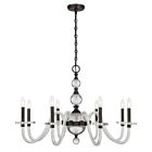 Savoy House 1-4278-8-15 8-Lumières 480W Bronze méditerranéen Lustre