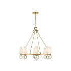 Savoy House 1-4702-8-322 Wilkes 8-Luminaires 60W Laiton chaud Incandescente/LED Lustre