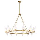 Savoy House Nouvel 1-5504-12-322 12-Lumières 720W Laiton chaud Suspendu